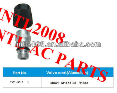intl-9013 R134a Auto air conditioner Aluminum valve seat hose fittings valve seat hose adapter hose connector hose coupling