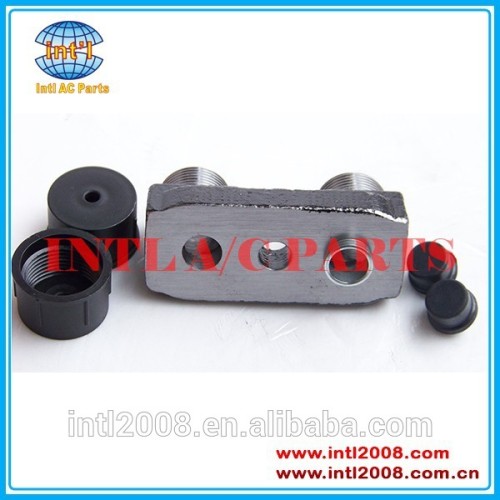 Fitting Adapter Vertical O-Ring/fitting Port/Tube manifold fitting for TM Style Zexel Compressors Without Service Port