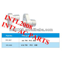 INTL-9038 R12 Auto air conditioner aluminum fittings/ hose fittings
