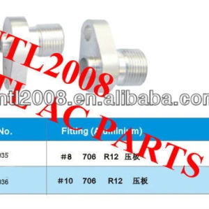 INTL-9035 R12 Auto air conditioner aluminum fittings/ hose fittings