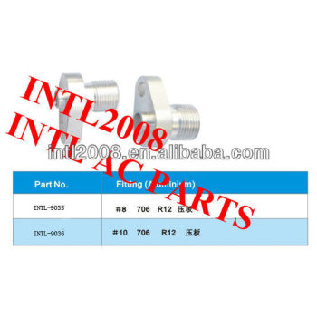 INTL-9035 R12 Auto air conditioner aluminum fittings/ hose fittings