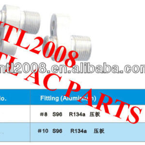 R134a Auto air conditioner aluminum fittings/ hose fittings