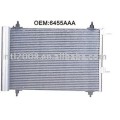 Auto condensador para peugeot 307/ china auto condensador fabricação/ china condensador fornecedor