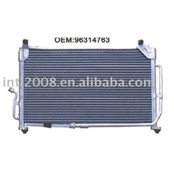 Auto condensador para daewoo matiz/ china auto condensador fabricação/ china condensador fornecedor
