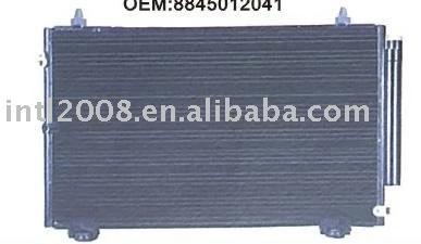 auto condenser for TOYOTA COROLLA/ China auto condenser manufacture/China condenser supplier