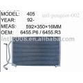 auto condenser for PEUGEOT 405/ China auto condenser manufacture/China condenser supplier