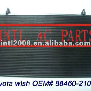 Auto AC Condenser ASSY TOYOTA WISH 88460-21040 8846021040 88460 21040 for cooling GOOD QUALITY AND FAST DELIVERY
