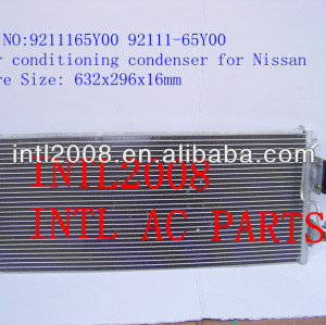 Ar condicionado uma/condensador c 92111- 65y00 9211165y00 4322 para nissan sentra nissan sunny nissan nx- coupe
