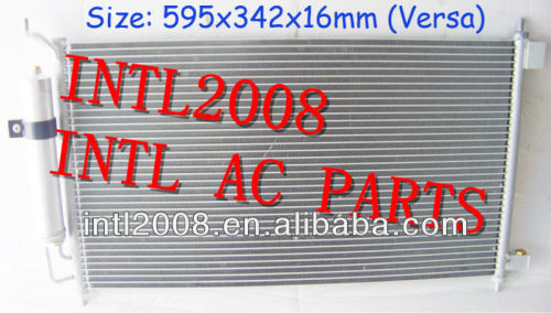 air ac a c condenser assembly With Drier for Nissan Versa Cube Quest 92100EL00A 92100-EL00A 92100ZW40D 595x342x16mm