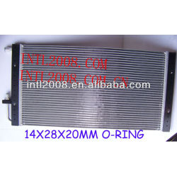 Ac universal um/c de montagem do condensador de fluxo paralelo condensador universal 14x28x20mm o- ring