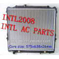 Air ac Radiator assy Toyota Land Cruiser Prado 4-Runner 4 Runner núcleo 575 x 638 x 26 1640075180 16400-75180 16400-75210 16400-75160