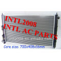 ar ac mitsubishi outlander lancer assy radiador núcleo 700x408x16mm mn156092 mi3010215 ar ac auto radiador de montagem