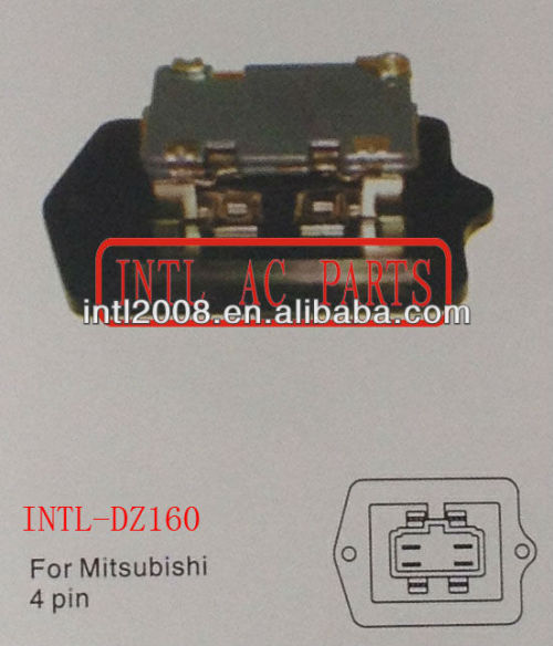 hvac aquecedor do motor do ventilador do ventilador resistor reostato para mitsubishi 4 pin