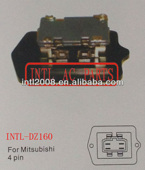 HVAC Heater BLOWER Motor fan Resistor Rheostat for Mitsubishi 4 pin