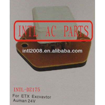 auto Rheostat Heater Resistor Rheostat HEATER BLOWER RESISTOR Motor fan resistor for ETX Excvavtor Auman 24V