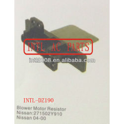 Aquecedor de ar reostato resistor resistor aquecedor ventilador do ventilador do motor resistor para nissan maxima 271502y910 27150- 2y910