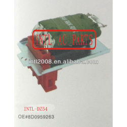 8d0 959 263 8d0959263 hvac blower resistor para vw passat b 5, audi um 4, skoda seat resistência térmica/regulador