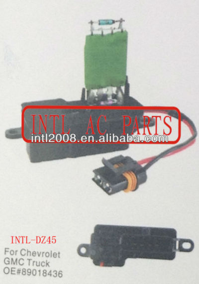 1580550 12135105 158618 89018436 hvac blower resistor para chevy chevrolet astro e caminhões gmc safari vans de resistência ao calor