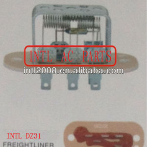 Hvac blower resistor para caminhão freightliner 1988-2001 resistência térmica/regulador/radiador do motor do ventilador resistor