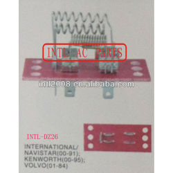 Radiador ventilador Resistor / HVAC Blower Motor Resistor for International Navistar / Kanworth Volvo 1984-2001 resistência ao calor / regulador