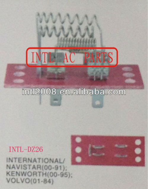 Radiador ventilador Resistor / HVAC Blower Motor Resistor for International Navistar / Kanworth Volvo 1984-2001 resistência ao calor / regulador