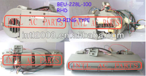 FORMULA 228 AC Evaporator Unit BEU-228L-100 BEU-228-100 O-ring Type RHD (Right hand drive) 677*605*298mm for MINI BUS