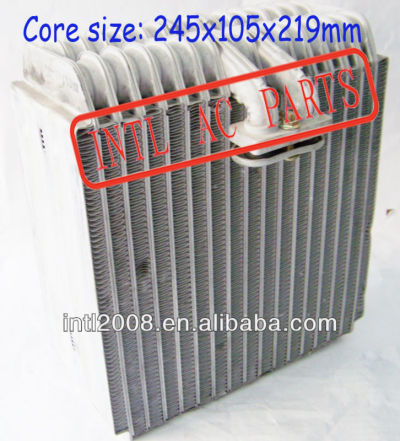 Evaporador ac central ar condicionado carro bobina de evaporador para toyota 4y-r12 ar condicionado uma/c ac núcleo do evaporador( corpo) 245x105x219mm