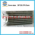 Automotive kit AC evaporador núcleo tamanho 35 * 20.5 * 6.5 cm unidade para Mercedes Benz caminhão evaporador