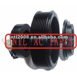 Auto ar condicionado compressor ac polia embreagem para escavadeira 10pa17c 12v 8pk 145.8/139.7mm