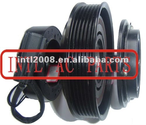 auto air conditioning ac compressor clutch pulley for 10PA17C 12V 6PK 135/130mm