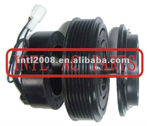 auto air conditioning ac compressor clutch pulley for 10PA17C 12V 6PK 119/115mm