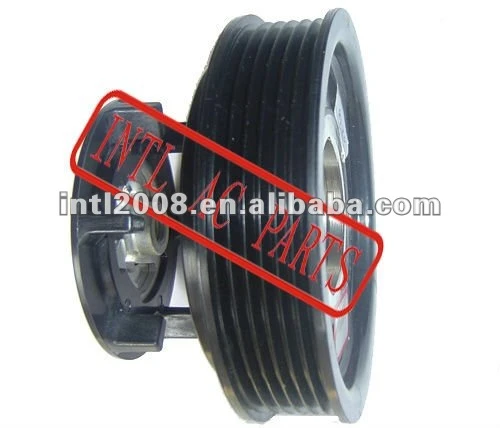auto air conditioning ac compressor clutch pulley for 7SEU16C 12V 6PK 115/110mm