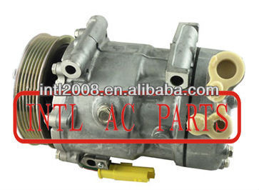 6453KS / 6453LN / 6453JN / 9646273880 sanden 6V12 7V16 ac compressor clutch for Citroen C2/ C3 / Peugeot Fiat Lancia 6pk pulley