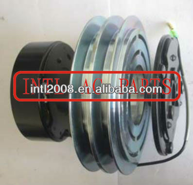 ac auto compressor embreagem pv2 polia usado para sanden 709 760 volvo