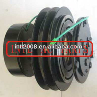 air con ac a/c compressor clutch assy Sanden 7H15 JCB Volvo Trucks CLUTCH assembly 2 grooves pulley 8150135 11007314 11007857