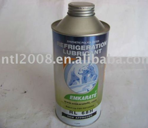 1l r134a emkarate rl68h lubrificante de refrigeração do óleo do compressor