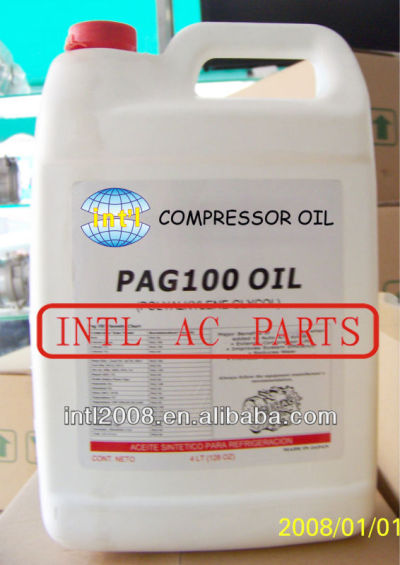 Pag 46 100 150 4 um litro/c r134a óleo compressor um/c sistemas de ar condicionado do carro r134a compressor pag de óleo lubrificante e refrigerante
