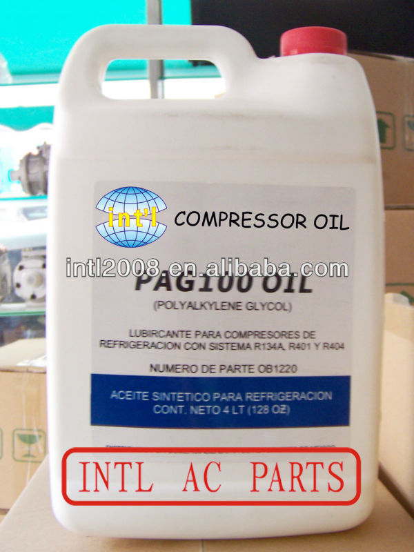PAG 46 100 150 4 liter a/c compressor oil R134A A/C SYSTEMS car Air Conditioning Compressor R134a Pag Oil lubricant REFRIGERANT