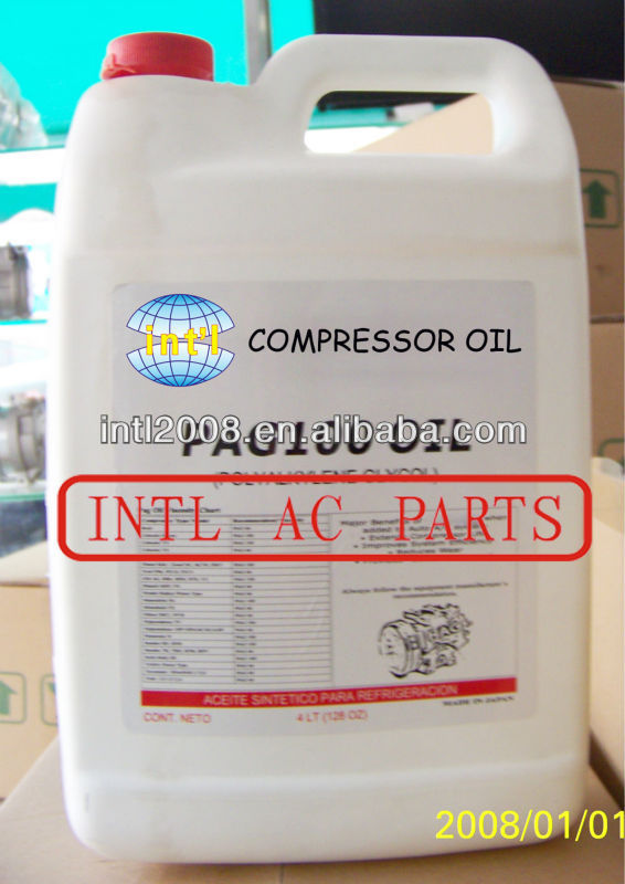 PAG 46 100 150 4 liter a/c compressor oil R134A A/C SYSTEMS car Air Conditioning Compressor R134a Pag Oil lubricant REFRIGERANT
