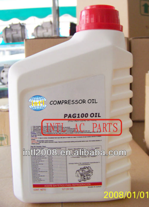 1L PAG 46 100 150 a/c compressor oil R134A A/C SYSTEMS car Air Conditioning Compressor R134a Oil lubricant REFRIGERANT OEM