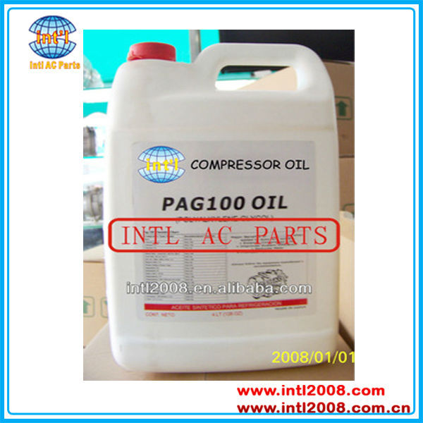 4L 4 Liters PAG 46 PAG 100 PAG 150 a/c oil compressor Refrigerant Lubricant oil 99.9% purity PAG oil R134a