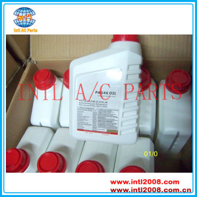 Uma pag/c óleo 1l 1 quart garrafa 46 pag pag pag 100 150 lubrificante do compressor de óleo refrigerante 99.9% pureza