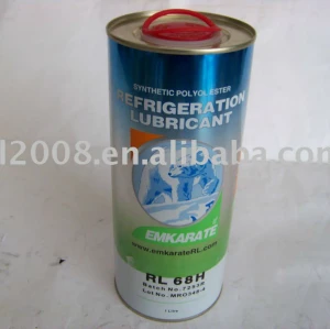 Flat-cover EMKARATE RL68H RL 68H Refrigeration Lubricant Compressor Oil 99.9% PURE