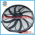 Universal ventilador do condensador do ventilador de resfriamento 16 polegadas 12v/24v ventilador do motor elétrico