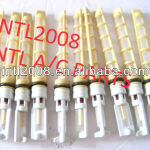 Auto ar condicionado tubo de orifício / válvula do acelerador / T-top Auto A / C tubo de orifício cor amarela de alta qualidade