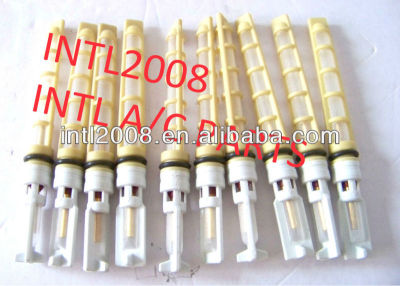 Auto ar condicionado tubo de orifício / válvula do acelerador / T-top Auto A / C tubo de orifício cor amarela de alta qualidade