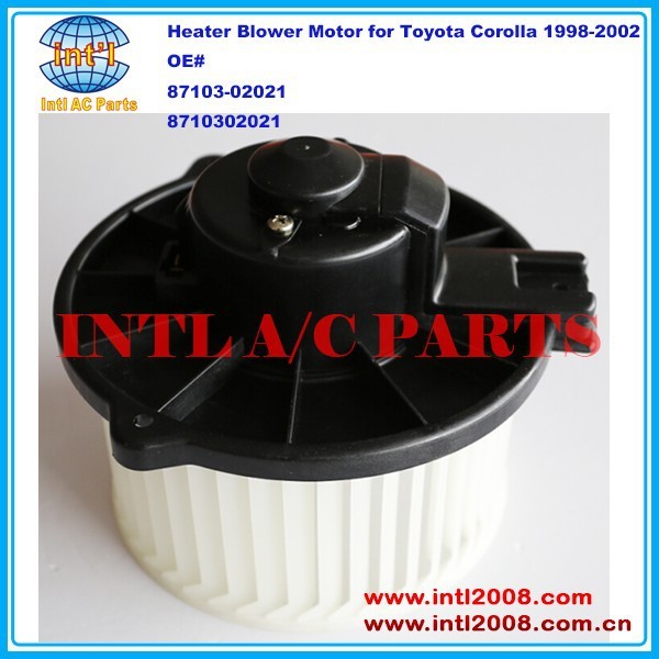 8710302021 8710302021 Heater Fan/Motor Assembly for Toyota Corolla 19982002 Auto Blowers
