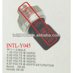 Interruptores de pressão m11-1.0 masculino para honda acura um/c sensor de pressão de ar condicionado transdutorinterruptor