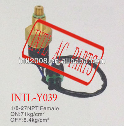 Interruptores de pressão 1/8-27 npt fêmea um/c sensor de pressão de ar condicionado transdutorinterruptor