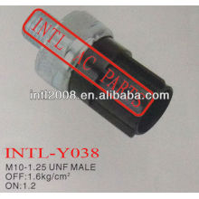 Interruptores de pressão M10-1.25 UNF macho A / C Sensor de pressão de ar condicionado transdutor chave